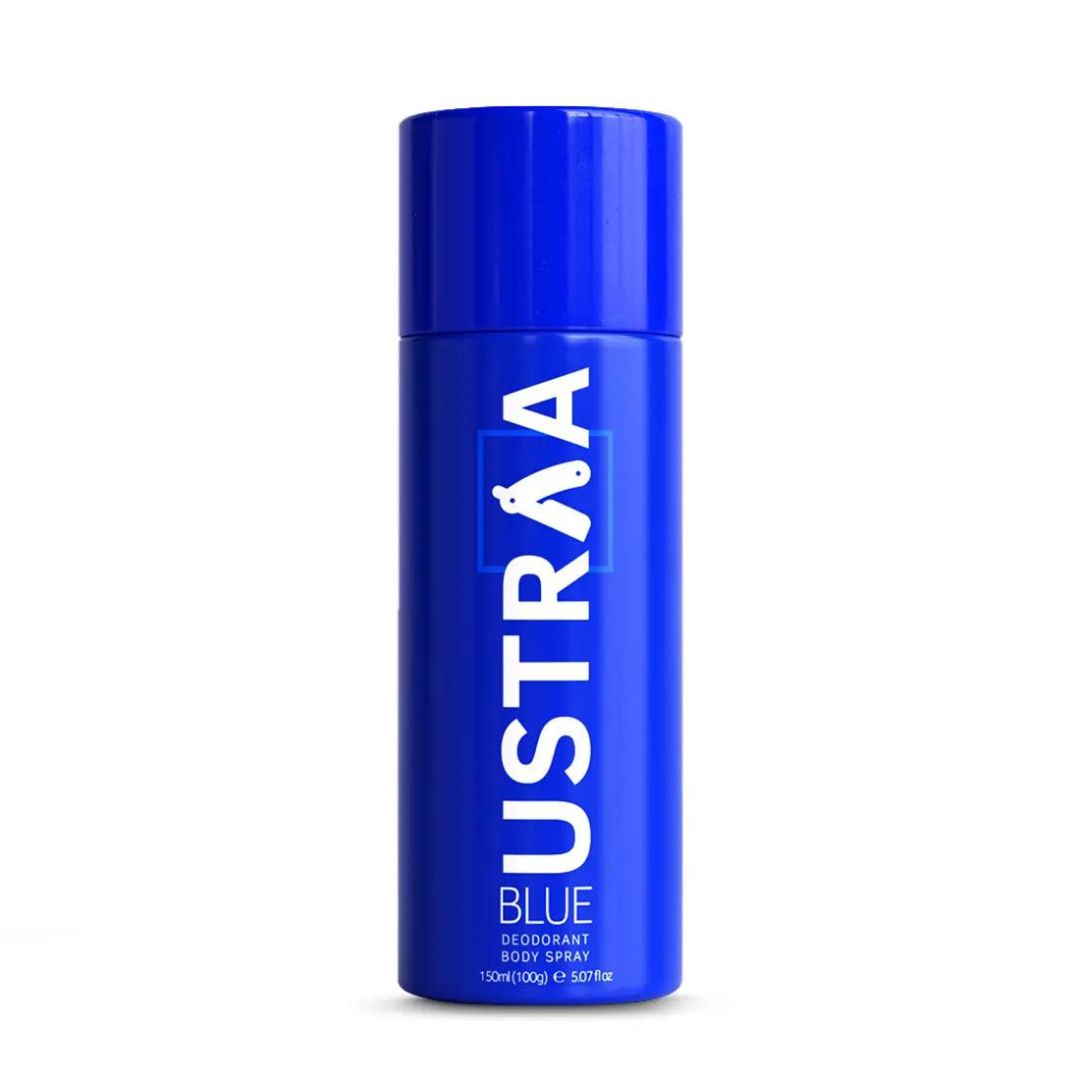 USTRA BLUE Deodorant Body Spray - 150 ml