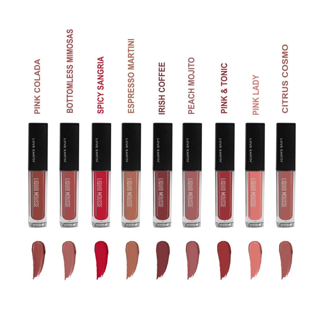 LOVE EARTH LIQUID LIPSTICK - PACK OF 9 - MINIS