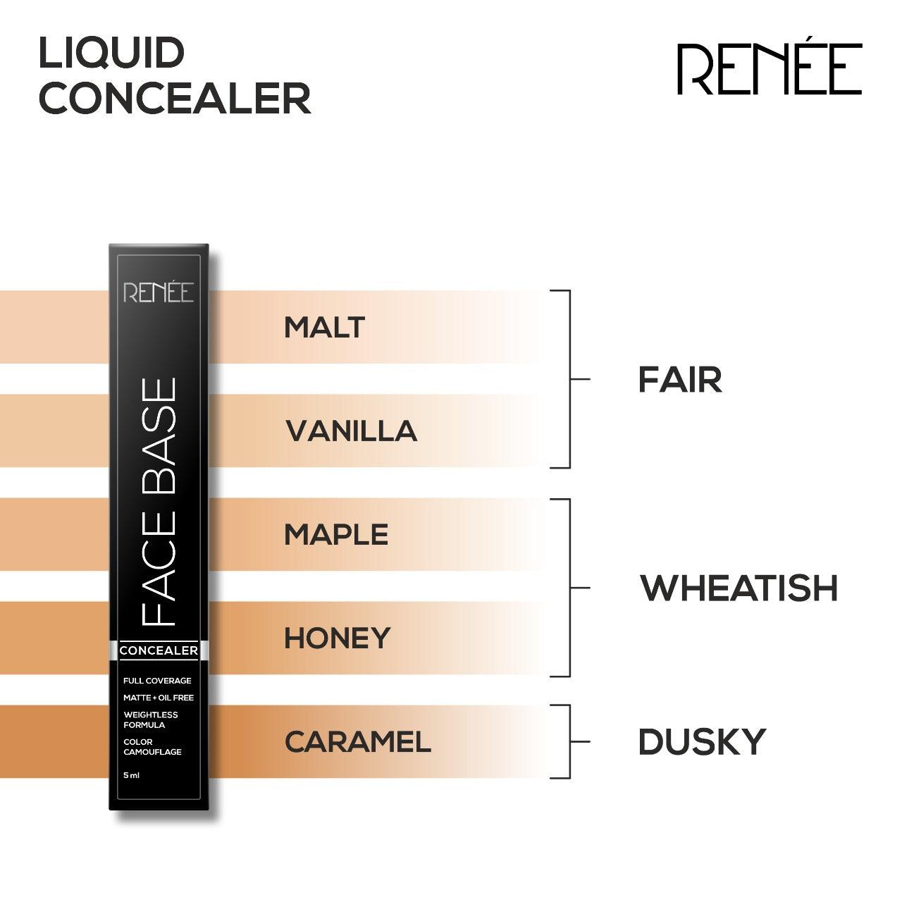 Renee Face Base Liquid Concealer 5ml - Caramel