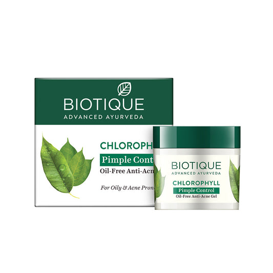 Biotique Chlorophyll Pimple Control Oil Free Anti-Acne Gel 50g