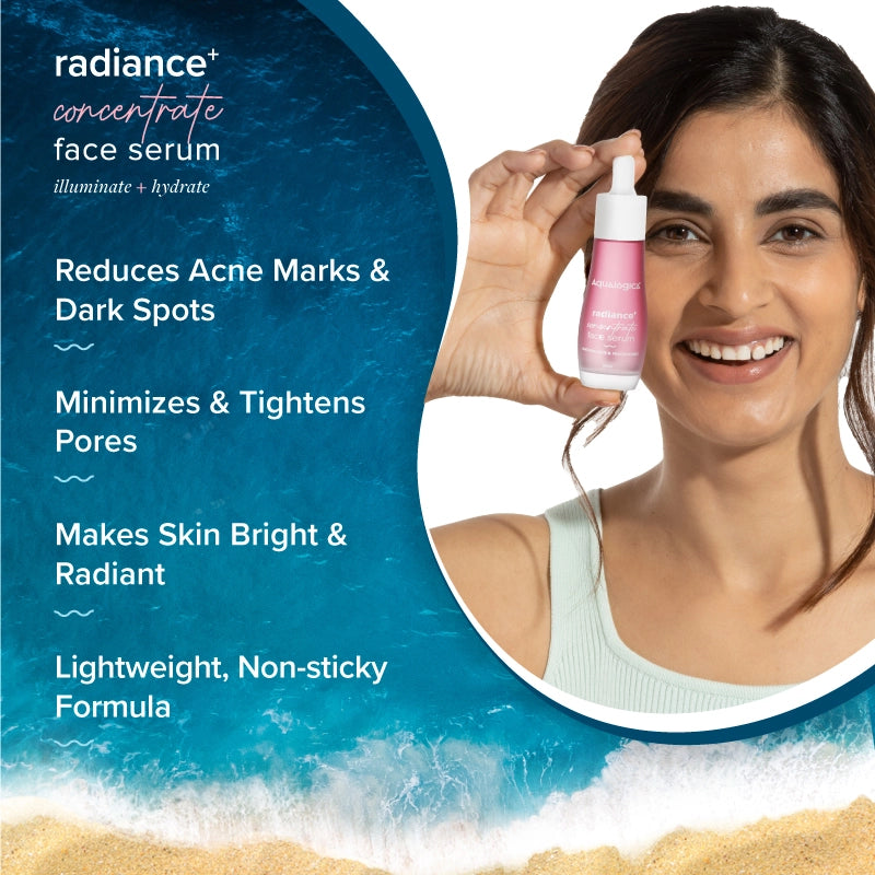 Aqualogica Radiance+ Concentrate Face Serum - 30ml