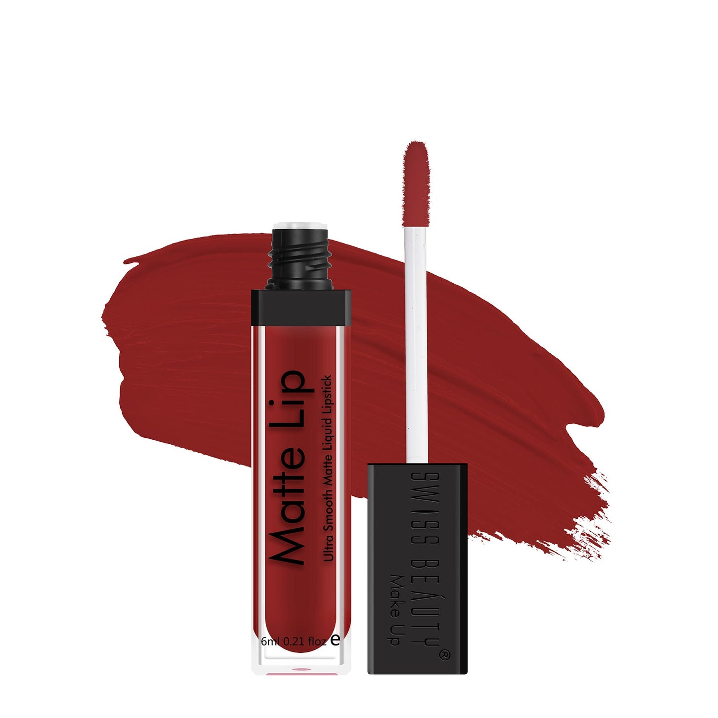 Swiss Beauty Matte Liquid Lipstick DEEP-RED