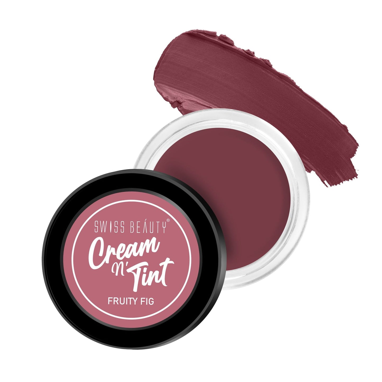 Swiss Beauty 3-in-1 Lip and Cheek Cream N' Tint FRUITY FIG