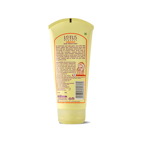 Lotus Herbals Apriscrub Fresh Apricot Scrub