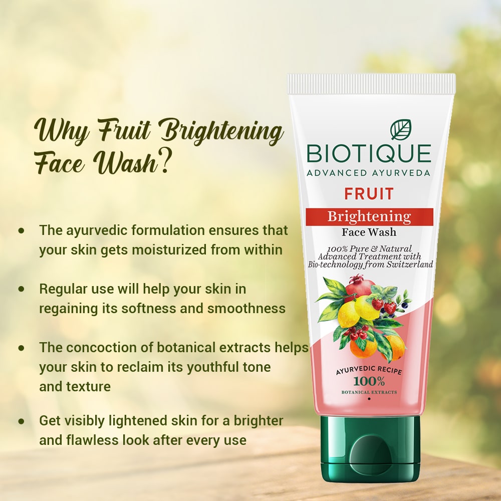 Biotique Fruit Brightening Face Wash 150ml