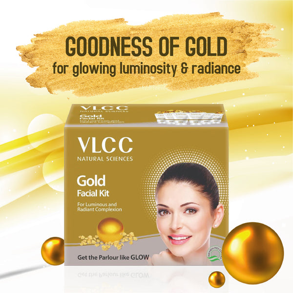 VLCC Gold Single Facial Kit - 60 gm