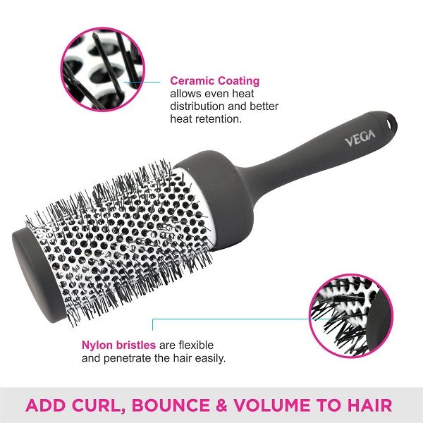 Vega Hot Curl Brush (Large) - H2-PRL