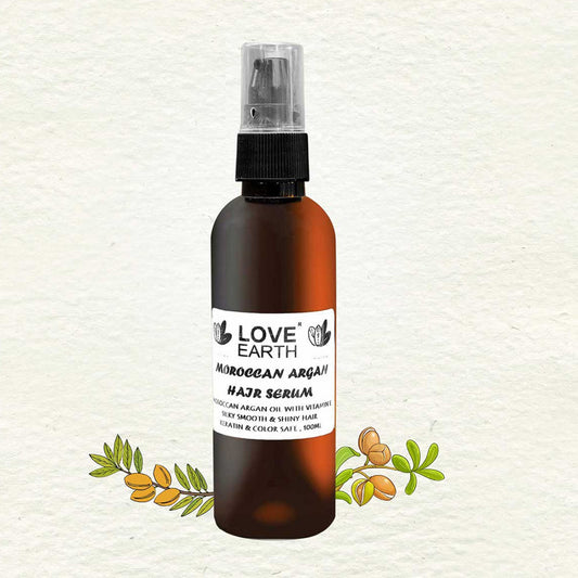 Love Earth Moroccan Argan Hair Serum - 100ml