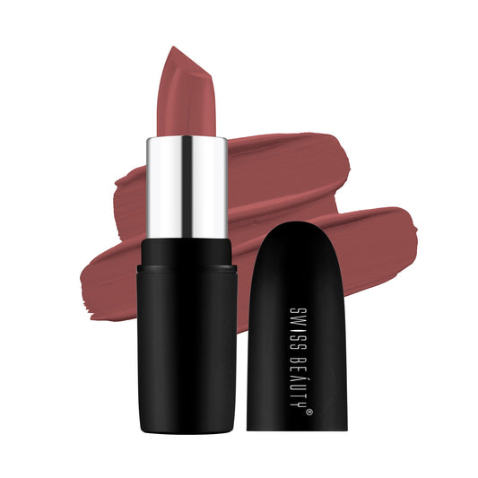 Swiss Beauty Pure Matte Lipstick HAZEL-NUT