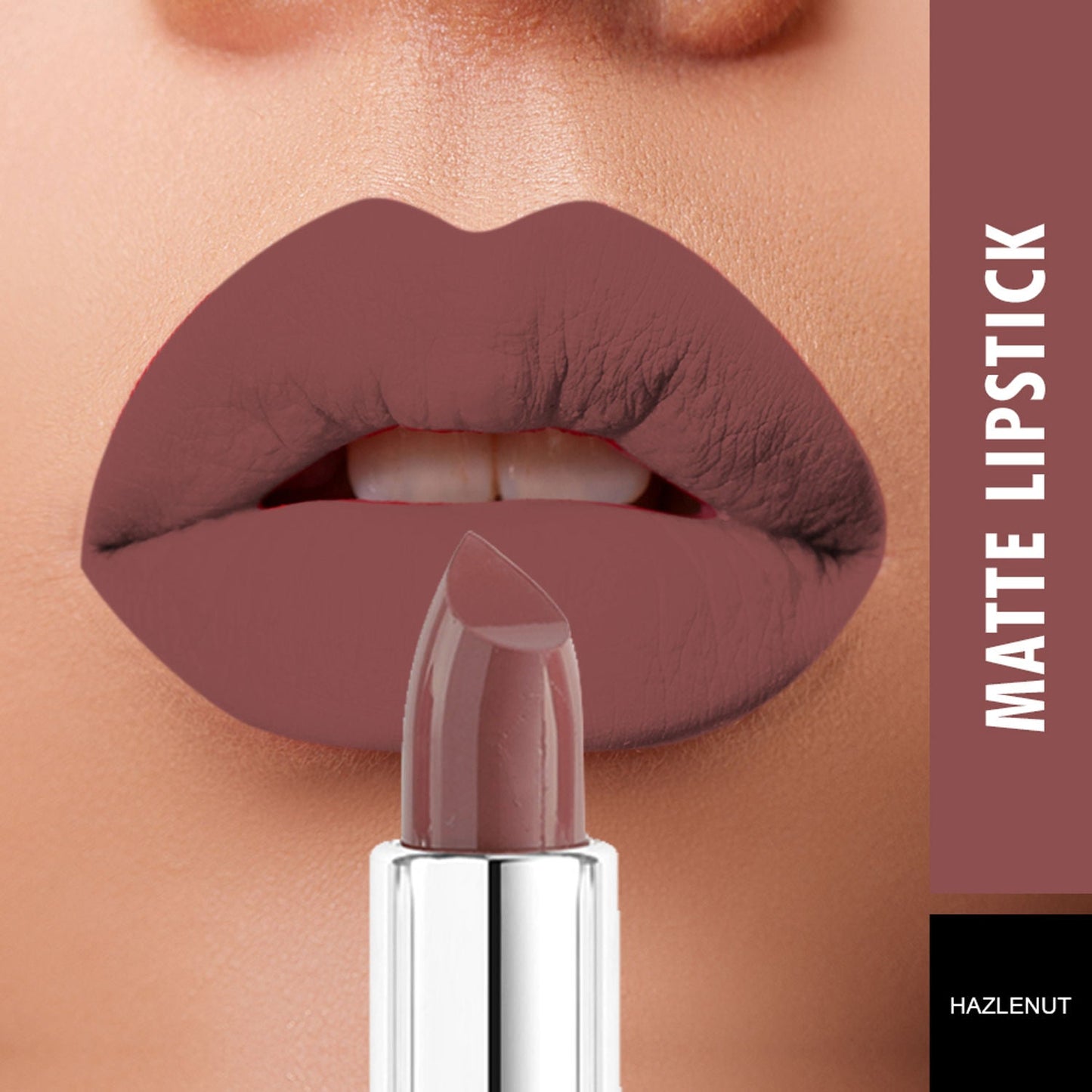 Swiss Beauty Pure Matte Lipstick HAZEL-NUT