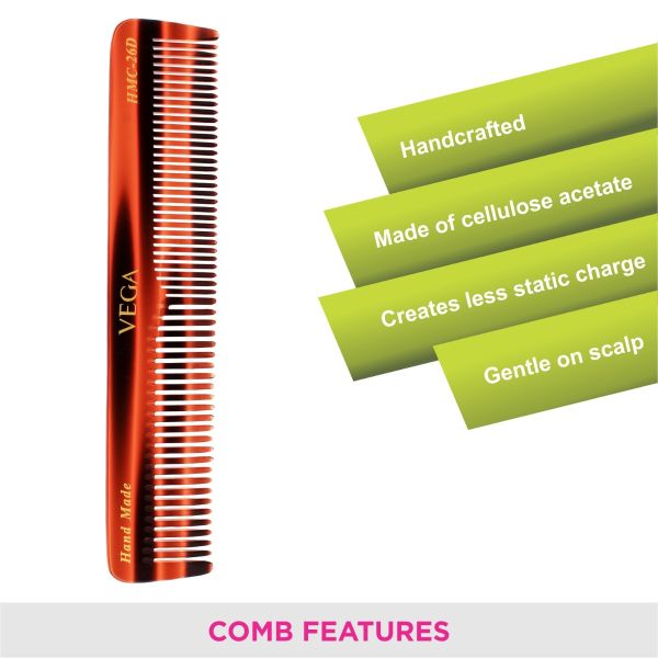 Vega Graduated Dressing Comb - HMC-26D