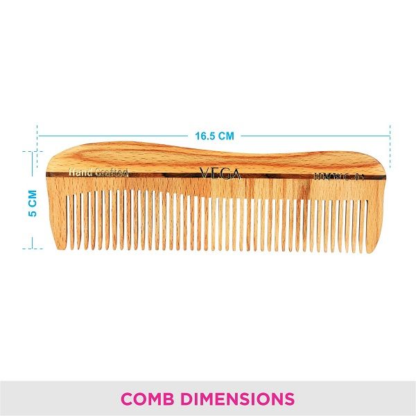 Vega Styling Wooden Comb - HMWC-01