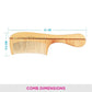 Vega Boutique Wooden Comb - HMWC-06
