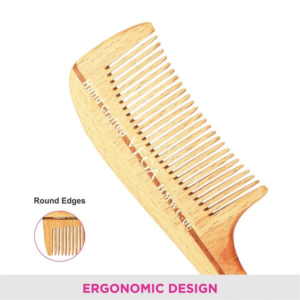 Vega Boutique Wooden Comb - HMWC-06