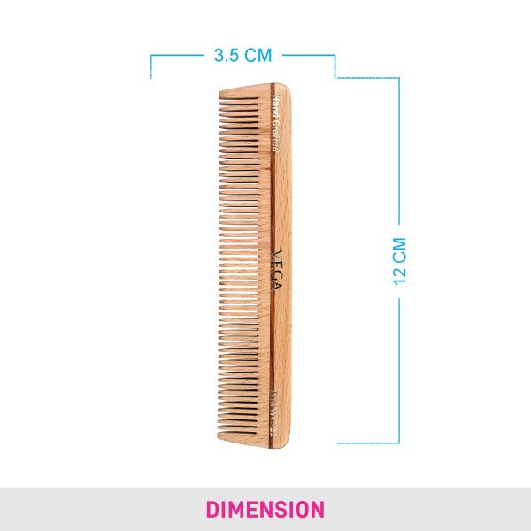 Vega Dressing Wooden Comb - HMWC-22