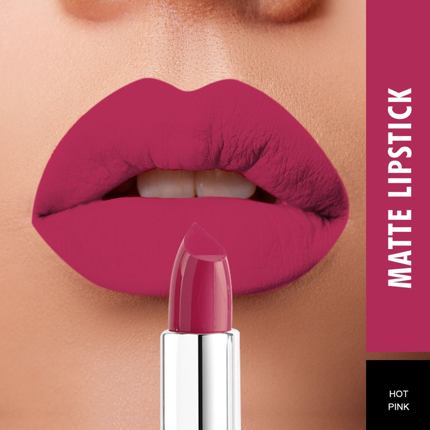 Swiss Beauty Pure Matte Lipstick HOT-PINK