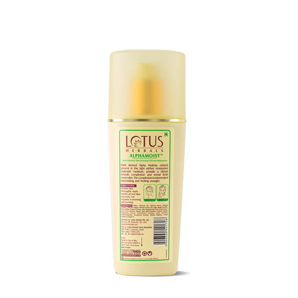 Lotus Herbals Alphamoist Skin Renewal Oil Free Moisturiser