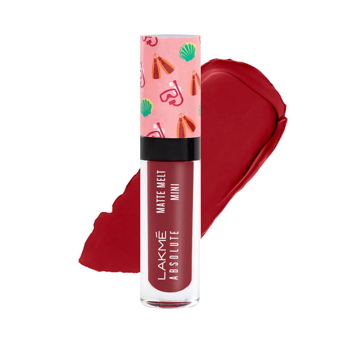 Lakmé Absolute Matte Melt Mini - Indie Maroon