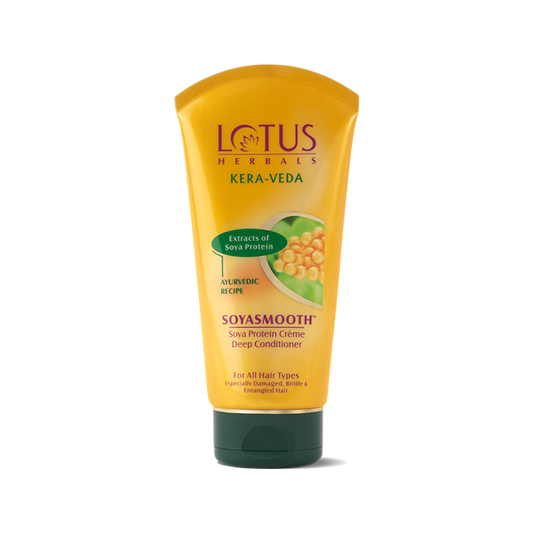 Lotus Herbals Kera-veda Soyasmooth Soya Protein Creme Deep Conditioner
