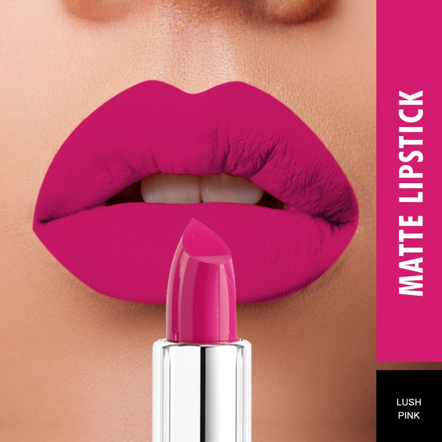 Swiss Beauty Pure Matte Lipstick  LUSH-PINK