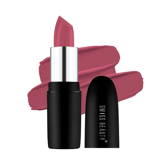 Swiss Beauty Pure Matte Lipstick LUST-ON