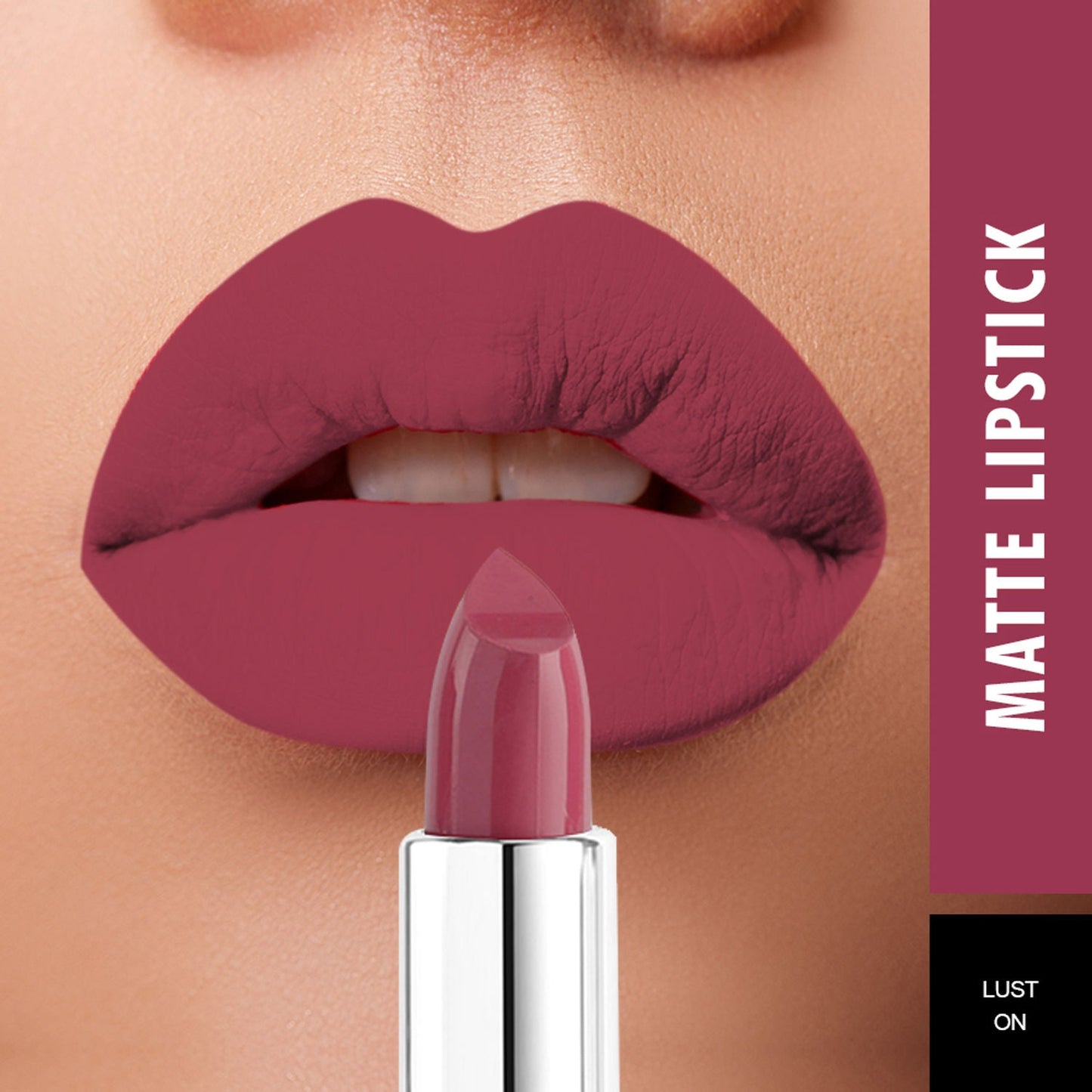 Swiss Beauty Pure Matte Lipstick LUST-ON