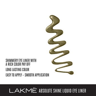 Lakmé Absolute Shine Line Liquid Eye Liner 4.5 Ml - Liquid Gold