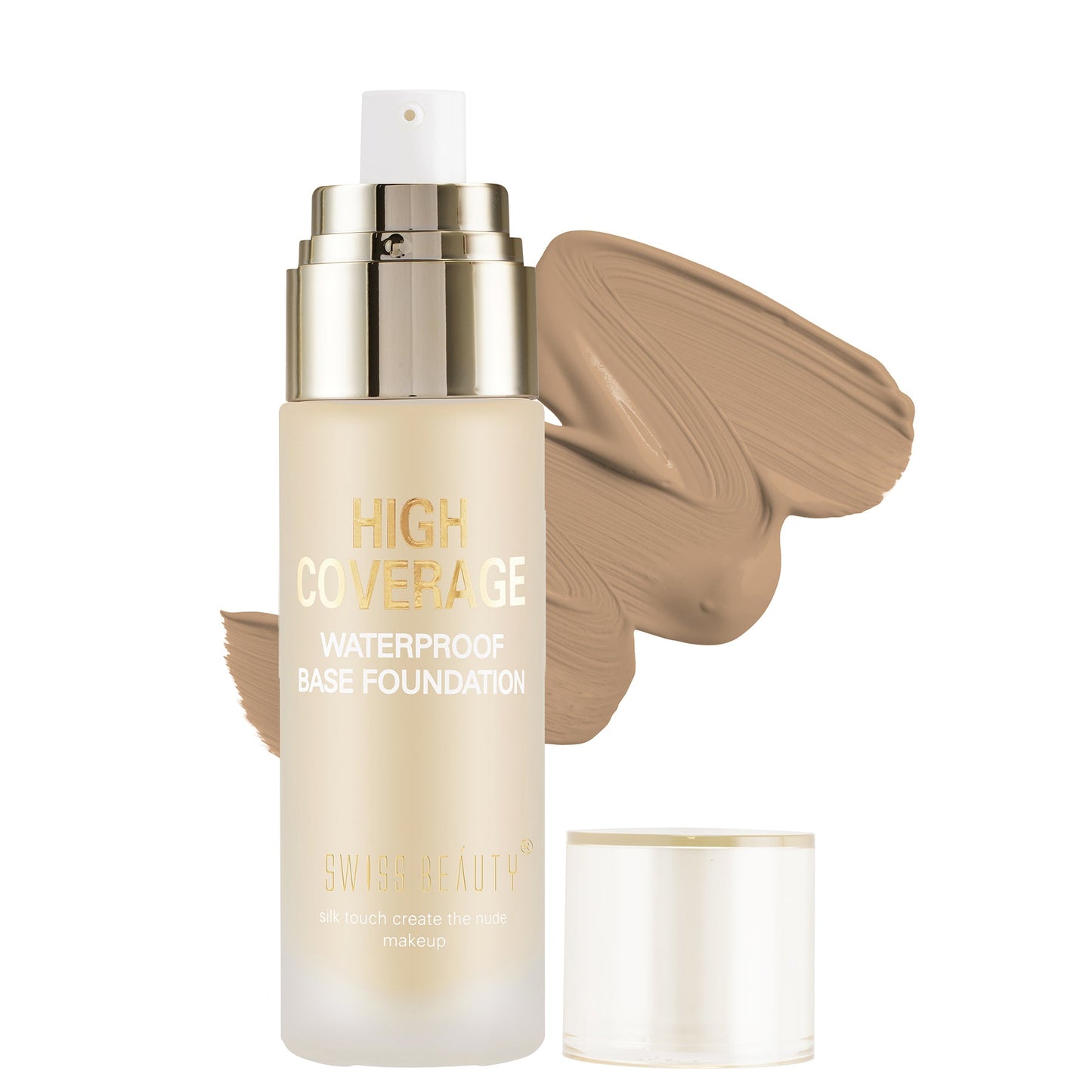 Swiss Beauty High Coverage Foundation MEDIUM-BEIGE