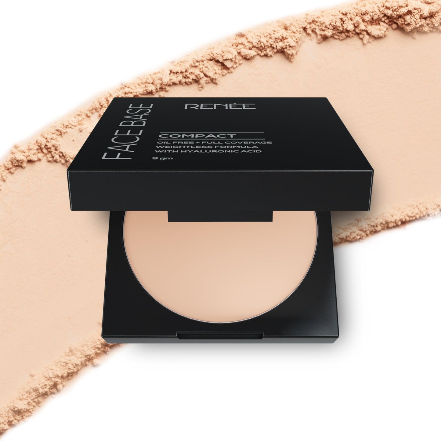 Renee Face Base Compact 9gm -  Macadamia Beige