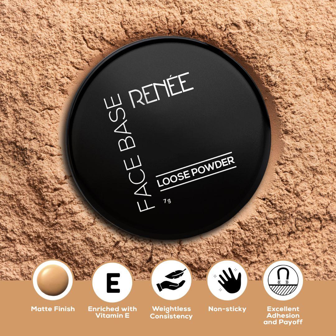 Renee Face Base Loose Powder 7gm - Mellow Beige