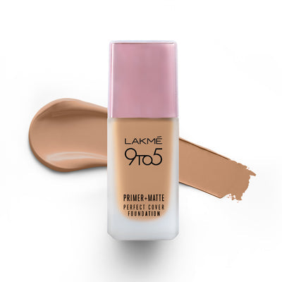 Lakmé 9 To 5 Primer + Matte Perfect Cover Foundation -  N150 Neutral Light