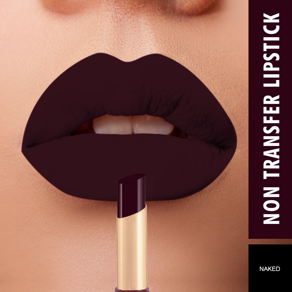 Swiss Beauty Non-transfer Matte Lipstick NAKED