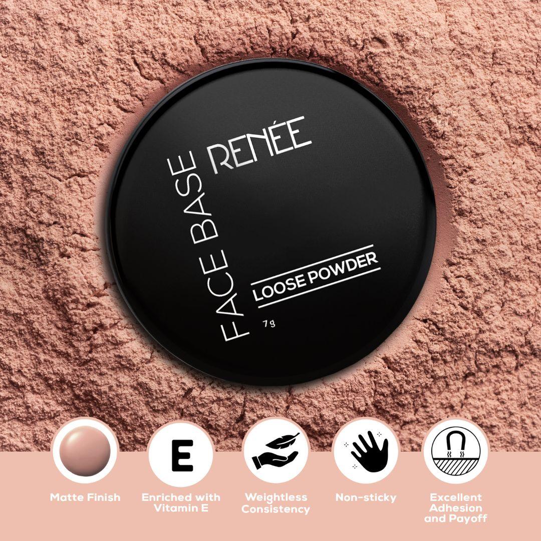 Renee Face Base Loose Powder 7gm - Nude Beige