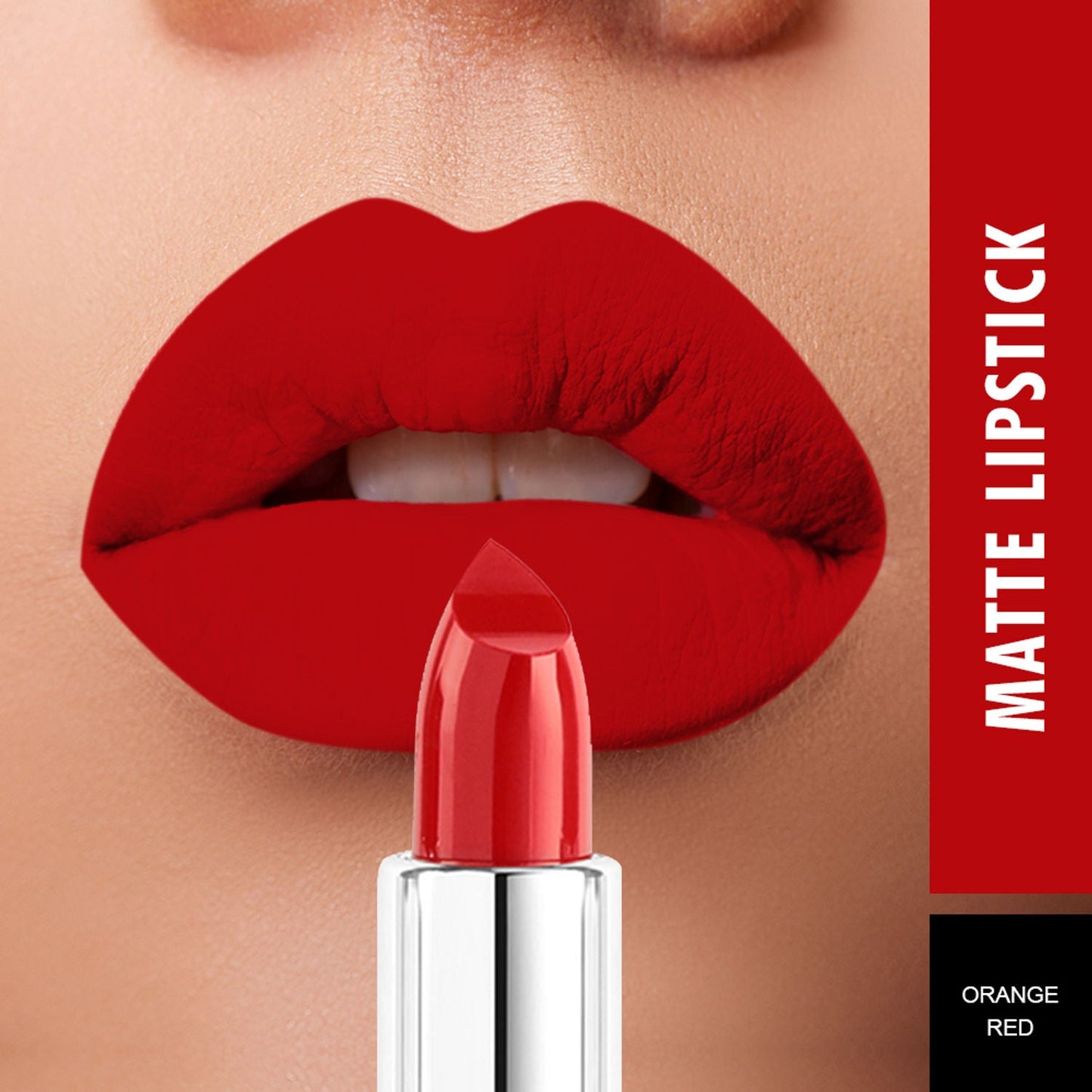 Swiss Beauty Pure Matte Lipstick ORANGE-RED