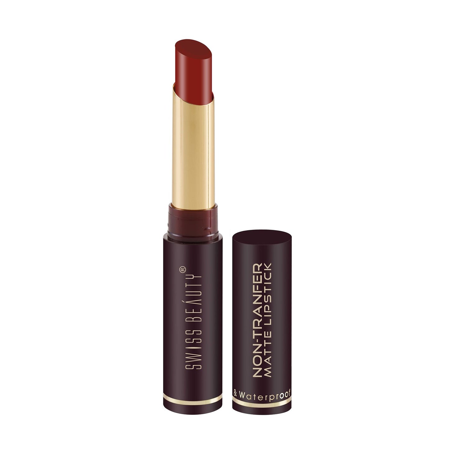 Swiss Beauty Non-transfer Matte Lipstick ORANGE RED