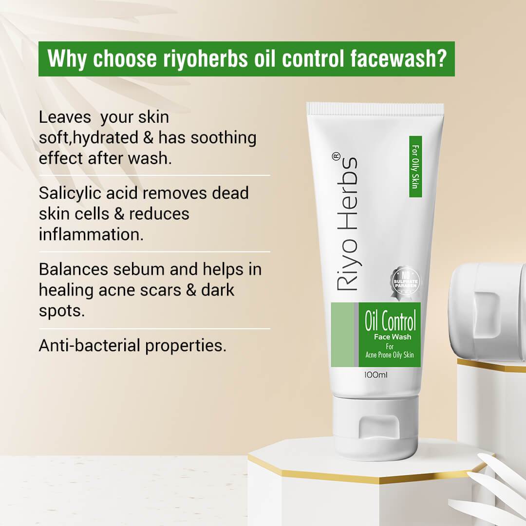 Riyo Herbs Oil Control Facewash - 100ml