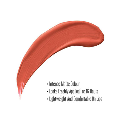 Lakmé Forever Matte Liquid Lip - Orange Tango