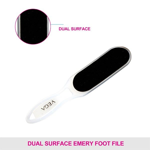 Vega Large Emery Foot File - PD-12