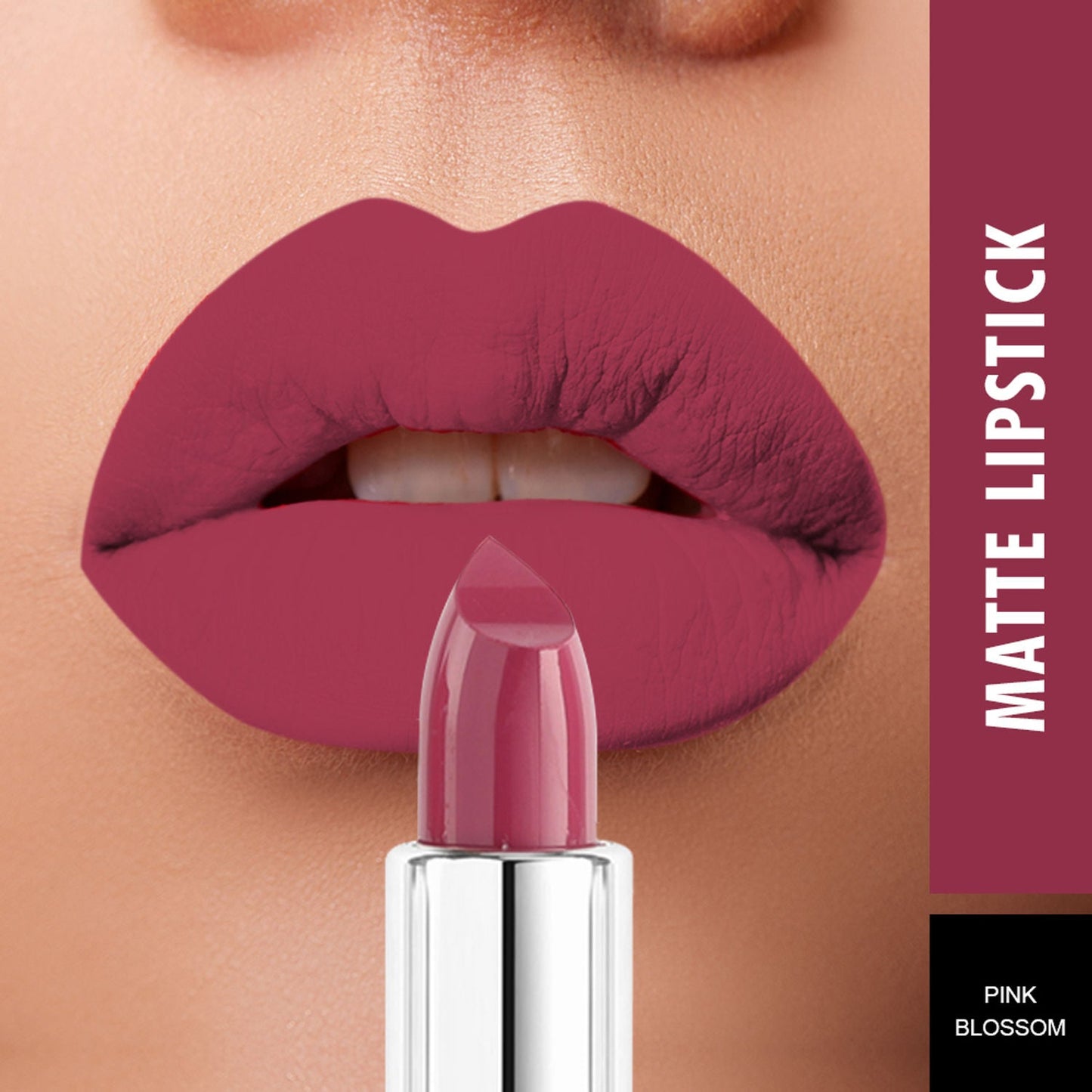 Swiss Beauty Pure Matte Lipstick PINK-BLOSSOM