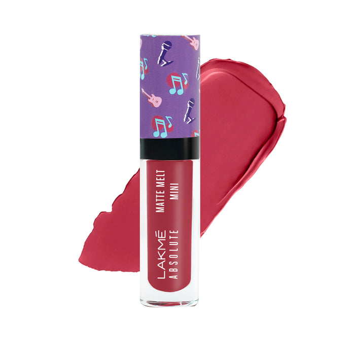 Lakmé Absolute Matte Melt Mini - Pink Footprint