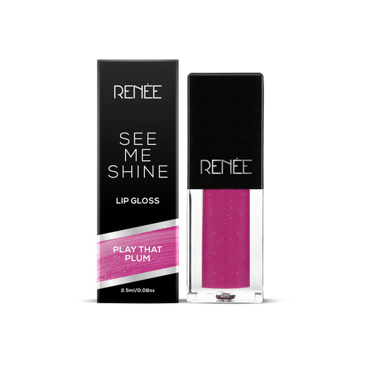 Renee See Me Shine Lip Gloss 2.5ml - Play That Plum