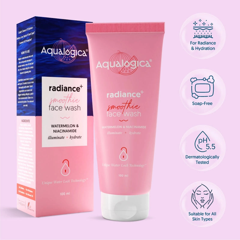 Aqualogica Radiance+ Smoothie Face Wash 100ml