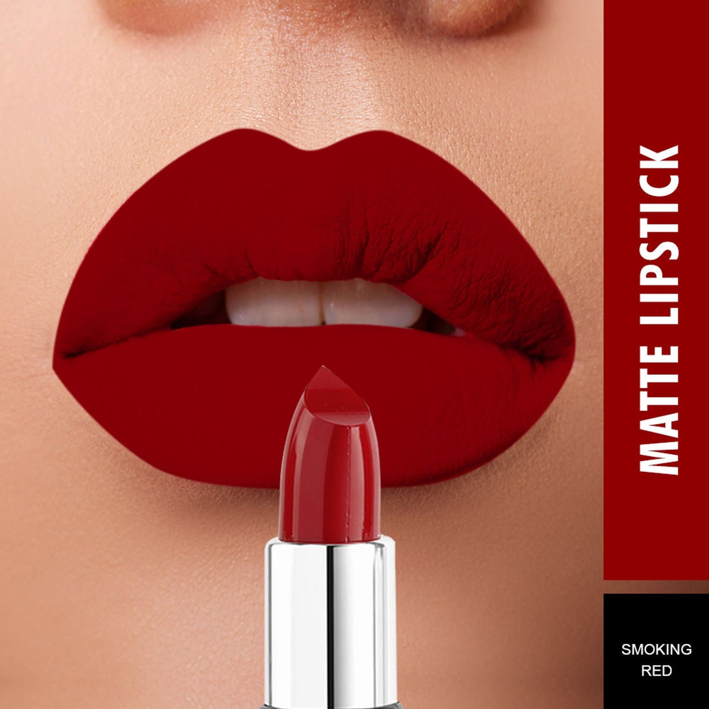 Swiss Beauty Pure Matte Lipstick SMOKING-RED