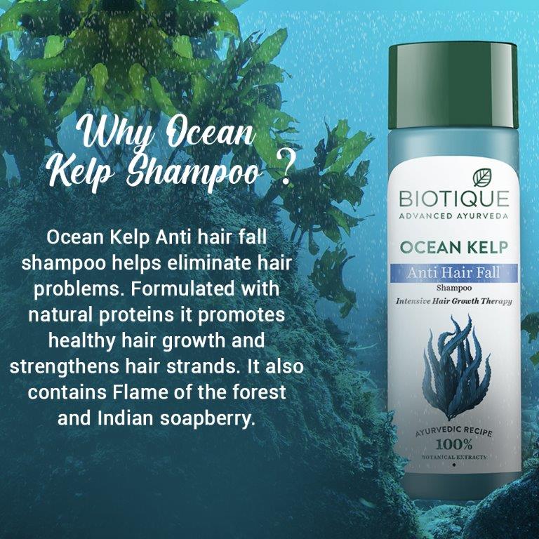 Biotique Ocean Kelp Anti Hair Fall Shampoo 190ml