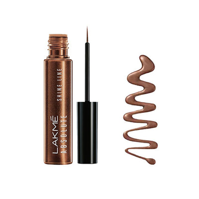 Lakmé Absolute Shine Line Liquid Eye Liner 4.5 Ml - Shimmer Bronze