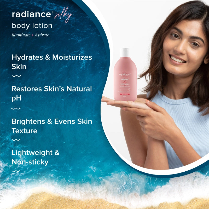 Aqualogica Radiance+ Silky Body Lotion 300 ml