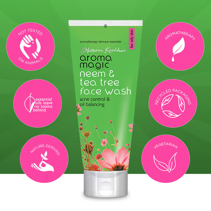 Aroma Magic Neem & Tea Tree Face Wash - 100ml