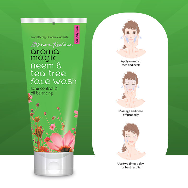 Aroma Magic Neem & Tea Tree Face Wash - 100ml