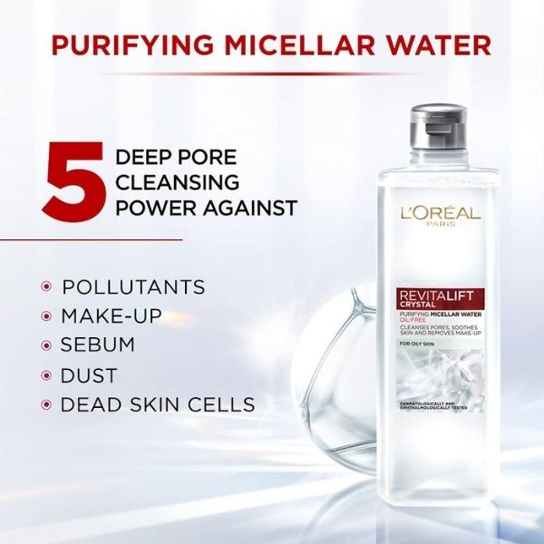 L'OREAL REVITALIFT Purifying Micellar Water Oil-Free