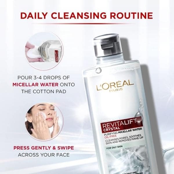 L'OREAL REVITALIFT Purifying Micellar Water Oil-Free